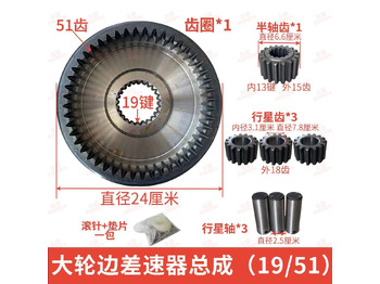 Hub roda untuk Wheel loader baru Qingdao Promising Hub Reduction Gears for China Wheel Loader: gambar 4