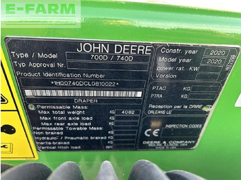 Lampiran pemanen pakan ternak John Deere 740d: gambar 4