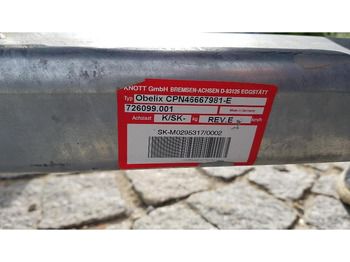 Trailer KNOTT 1-Achs Anhänger Chassis: gambar 3