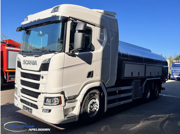 Truk tangki Scania R500 NGS 15000 Liter, Retarder, Steering axle, Stainless steel - Edelstahlt, Milk - Milch - Water: gambar 3