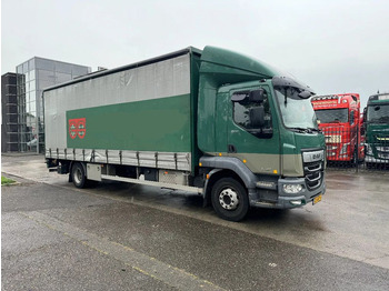 Truk dengan terpal samping DAF LF 260 4X2 16T DHOLLANDIA LOAD LIFT + TÜV TILL 0: gambar 3