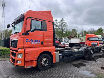 Pengangkut kontainer/ Container truck MAN TGX 26.440 XLX 6X2 + HANGER EURO 5 - BDF CHASSIS: gambar 5