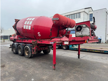 Semi-trailer mixer beton Müller-Mitteltal SF 37,5 BM LIEBHERR MIXER 3X BPW AXLE WATER TANK DEUT MOTOR: gambar 3