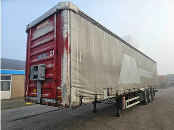 Semi-trailer dengan terpal samping FRUEHAUF