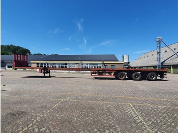 Semi-trailer flatbed Nooteboom OVB-42 VV Extendable 20M Steering platform: gambar 3