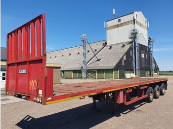 Semi-trailer flatbed Nooteboom OVB-42 VV Extendable 20M Steering platform: gambar 2