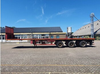 Semi-trailer flatbed Nooteboom OVB-42 VV Extendable 20M Steering platform: gambar 4
