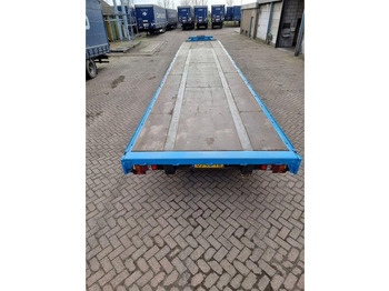 Trailer flatbed Van Hool 13.60 M LONG - 1 M HIGH - SUPER SINGLE TIRES - DRUM BRAKES: gambar 5