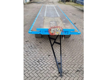 Trailer flatbed Van Hool 13.60 M LONG - 1 M HIGH - SUPER SINGLE TIRES - DRUM BRAKES: gambar 2