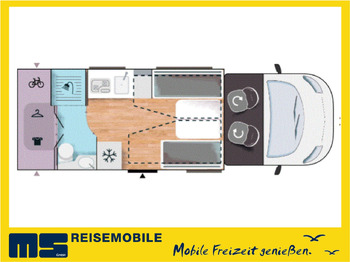 Mobil rumah semi-terintegrasi CHAUSSON 630