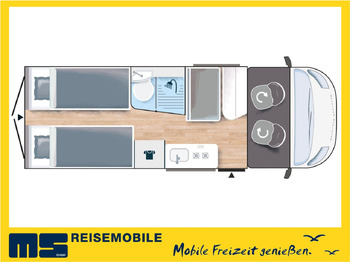 Mobil kemping Chausson V697 SPORT LINE /-2025- / 140PS-8G /ARCTIC-PAKET: gambar 2
