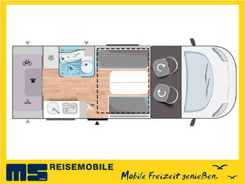 Mobil rumah semi-terintegrasi Chausson X 650 EXCLUSIVE LINE / - 2025 - / XXL - HUBBETT: gambar 2