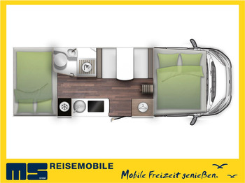 Alkoven Forster A 699 HB /140PS / VB - ZUBEHÖR-PAKET/ 6x SITZP.: gambar 2
