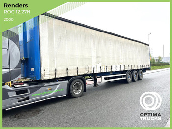 Semi-trailer dengan terpal samping RENDERS