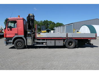 Truk flatbed, Truk derek Mercedes-Benz 1844 L Actros 4x2, Hiab 144E-3, Funk, Voll-Luft: gambar 2