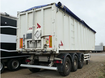 Semi-trailer jungkit Stas S339CX, Alu, 50m³, Kombitür,Getreide,Alu-Chassis: gambar 5