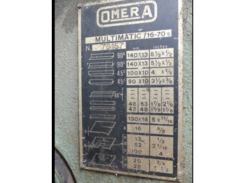 Mesin pengerjaan logam Poinçonneuse multifonctions Omera multimatic / 16-70S: gambar 2