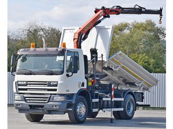 Truk derek, Truk jungkit DAF CF 75.310 Kipper 4,30 m* KRAN * TOPZUSTAND DAF CF 75.310 Kipper 4,30 m* KRAN * TOPZUSTAND: gambar 3 Truk derek, Truk jungkit DAF CF 75.310 Kipper 4,30 m* KRAN * TOPZUSTAND DAF CF 75.310 Kipper 4,30 m* KRAN * TOPZUSTAND: gambar 3