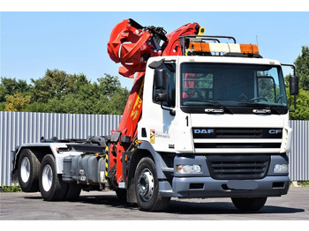 Truk derek, Hook lift DAF CF 85.340 * ABROLLKIPPER + KRAN * TOP: gambar 3