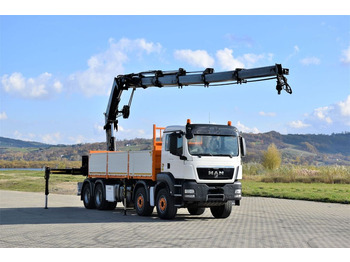 Truk derek, Truk flatbed MAN TGS 35.440 * HIAB 322 EP-5HIPRO+FUNK / 8x4!: gambar 2