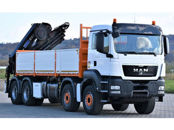 Truk derek, Truk flatbed MAN TGS 35.440 * HIAB 322 EP-5HIPRO+FUNK / 8x4!: gambar 4