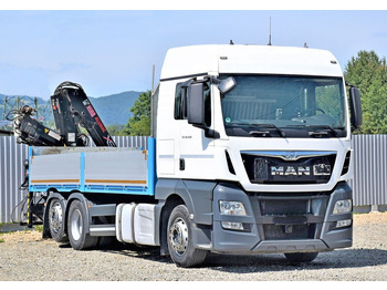 Truk derek MAN TGX 26.440 Pritsche 6,20 m+HIAB 122 HIDUO/FUNK: gambar 4