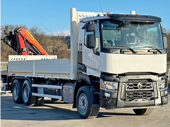Truk derek Renault C 380 *PRITSCHE 6,80m * PK 18002-EH C + FUNK*6x4: gambar 3