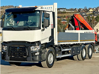 Truk derek Renault C 380 *PRITSCHE 6,80m * PK 18002-EH C + FUNK*6x4: gambar 4