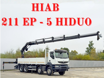 Leasing  Renault KERAX 430 * HIAB 211 EP-5 HIDUO /FUNK *8x4 Renault KERAX 430 * HIAB 211 EP-5 HIDUO /FUNK *8x4: gambar 1