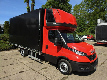 Van dengan terpal samping baru Iveco DAILY NOWY 35S18 CONNECT PLANDEKA 10 PALET WEBASTO KLIMATYZACJA: gambar 4
