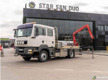 Leasing MAN TGM 13.290 4x4 BI FASSI F40B22 Crane Camper MAN TGM 13.290 4x4 BI FASSI F40B22 Crane Camper: gambar 1