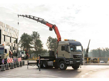 Truk flatbed, Truk derek MAN TGS 26.480 6x6 PALFINGER PK 34002 SH Crane Winc: gambar 2 Truk flatbed, Truk derek MAN TGS 26.480 6x6 PALFINGER PK 34002 SH Crane Winc: gambar 2