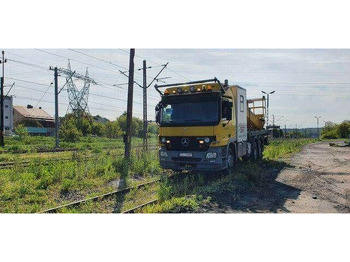 Platform udara yang dipasang di truk Mercedes-Benz 3344 SRT SCHÖRLING Road Rail Railway Zweiweg: gambar 4