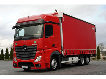 Truk dengan terpal samping MERCEDES-BENZ Actros 2545