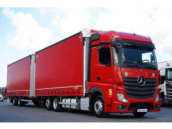 Truk dengan terpal samping MERCEDES-BENZ Actros 2545