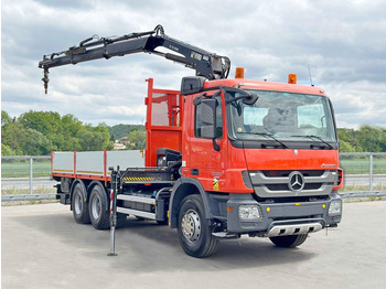 Truk flatbed, Truk derek Mercedes-Benz ACTROS 2636 *HIAB 122 BS-2 HIDUO + FUNK/6x4 * TOP: gambar 2 Truk flatbed, Truk derek Mercedes-Benz ACTROS 2636 *HIAB 122 BS-2 HIDUO + FUNK/6x4 * TOP: gambar 2