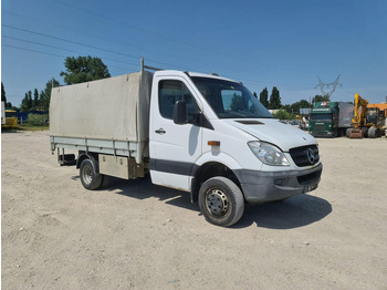 Van dengan terpal samping MERCEDES-BENZ Sprinter 519