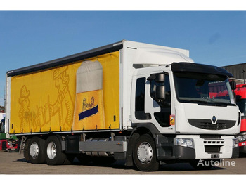 Truk dengan terpal samping RENAULT Premium 430