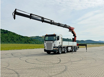 Truk flatbed, Truk derek Scania R 420 PRITSCHE 6,47 m * PK 44002/FUNK * 8x4 /TOP: gambar 2