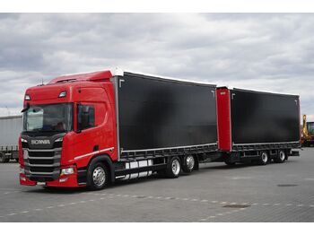 Truk dengan terpal samping SCANIA R 450