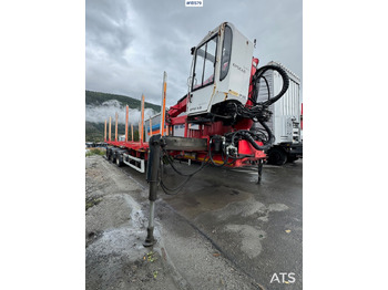 Trailer pengangkut kayu