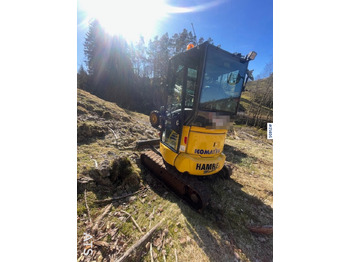 Ekskavator mini Komatsu PC24 MR-5 gravemaskin m/ pusseskuffe, rototilt, smalskuffe, graveskuffe og klype: gambar 5