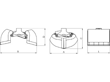 Leasing Clamshell bucket with high capacity BV-S 1000 Clamshell bucket with high capacity BV-S 1000: gambar 3 Leasing Clamshell bucket with high capacity BV-S 1000 Clamshell bucket with high capacity BV-S 1000: gambar 3