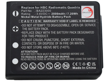 Baterai untuk Derek pemuat baru HBC compatible battery BA223000, BA223030, FUB6: gambar 3