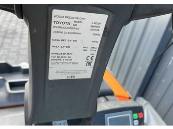 Truk pallet BT LPE200: gambar 4