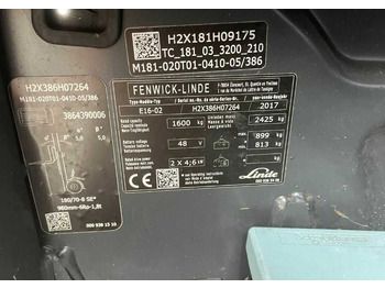 Forklift listrik Linde E16-02: gambar 4 Forklift listrik Linde E16-02: gambar 4