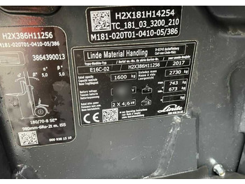 Forklift listrik Linde E16C-02: gambar 4