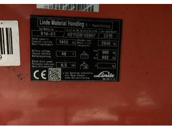 Jangkauan truk Linde R14-01: gambar 4