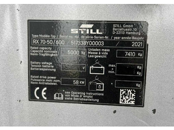 Forklift LPG Still RX70-50T/600: gambar 4 Forklift LPG Still RX70-50T/600: gambar 4