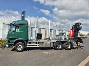 Truk logging, Truk derek baru Mercedes-Benz Arocs 2651 L 6x4 Kran Epsilon TZ 12-86 Retarder: gambar 4